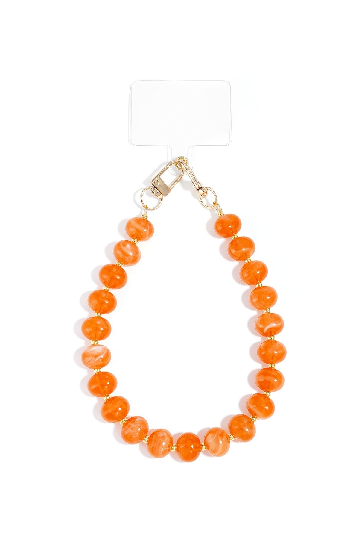 Kralen Telefoonkoord Oranje