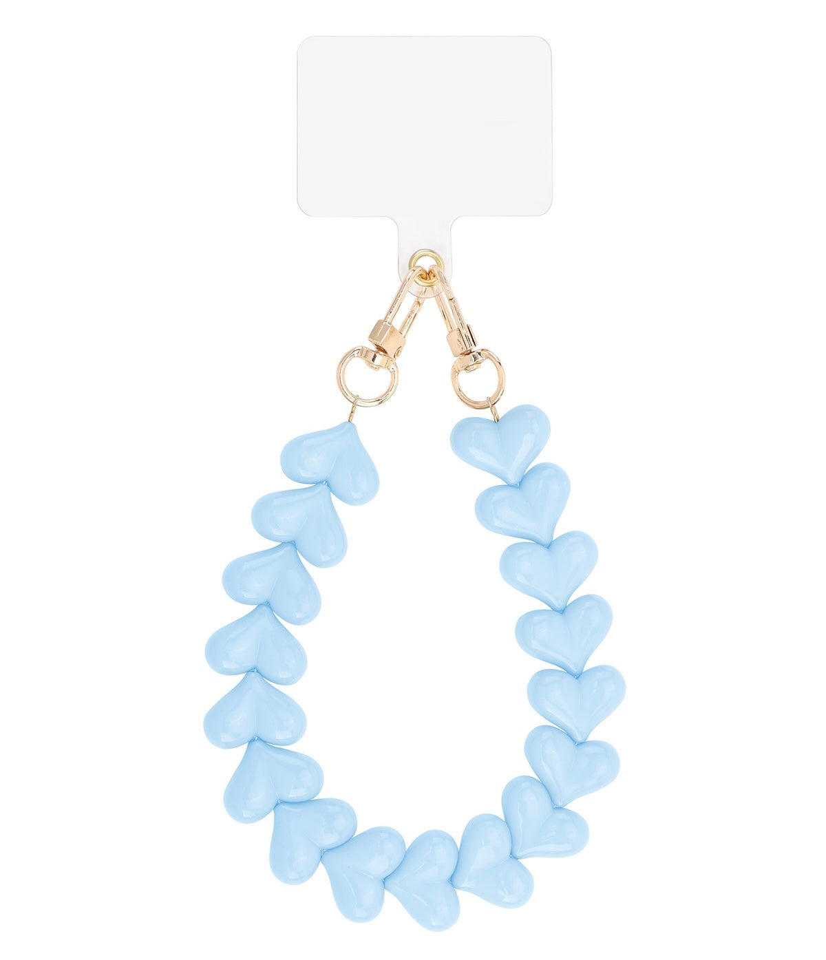 Hartjes Telefoonkoord Blauw - Goud