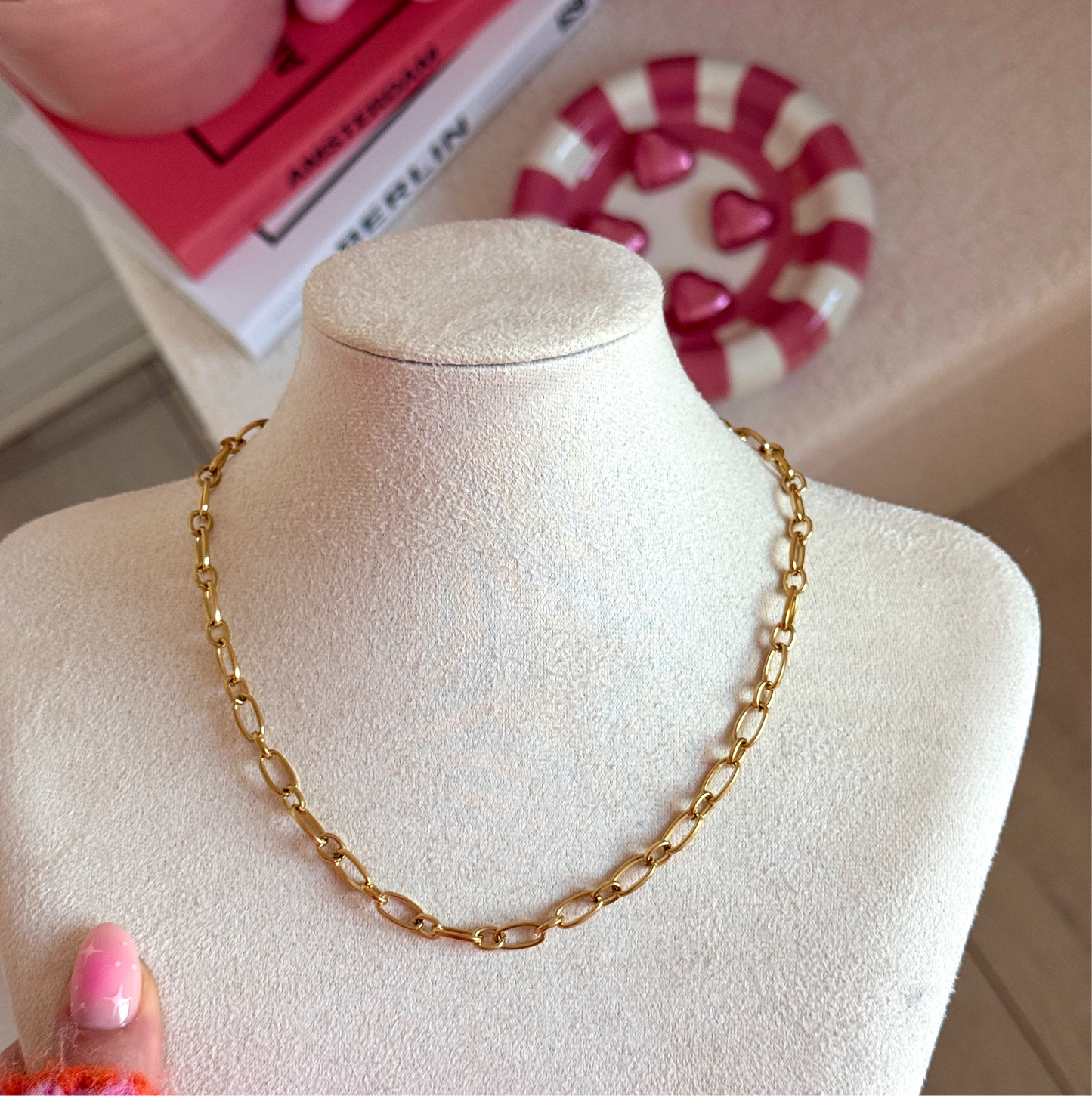 Cute Chain Ketting Goud