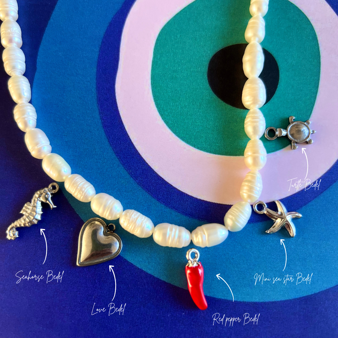 Pearl Ketting Zilver