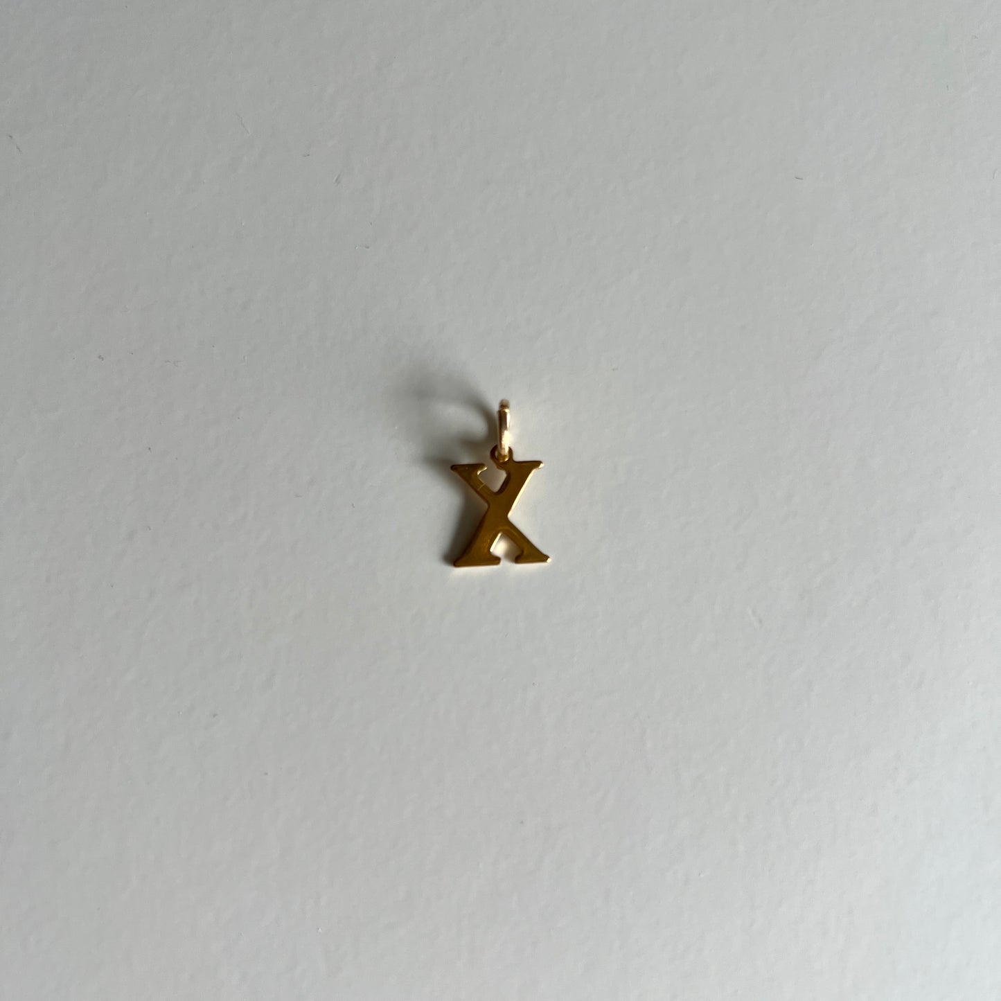 Bedel Initiaal X - Goud