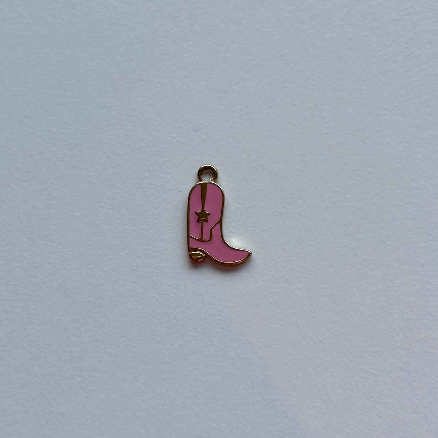 Bedel Cowboy Boots Pink - Goud