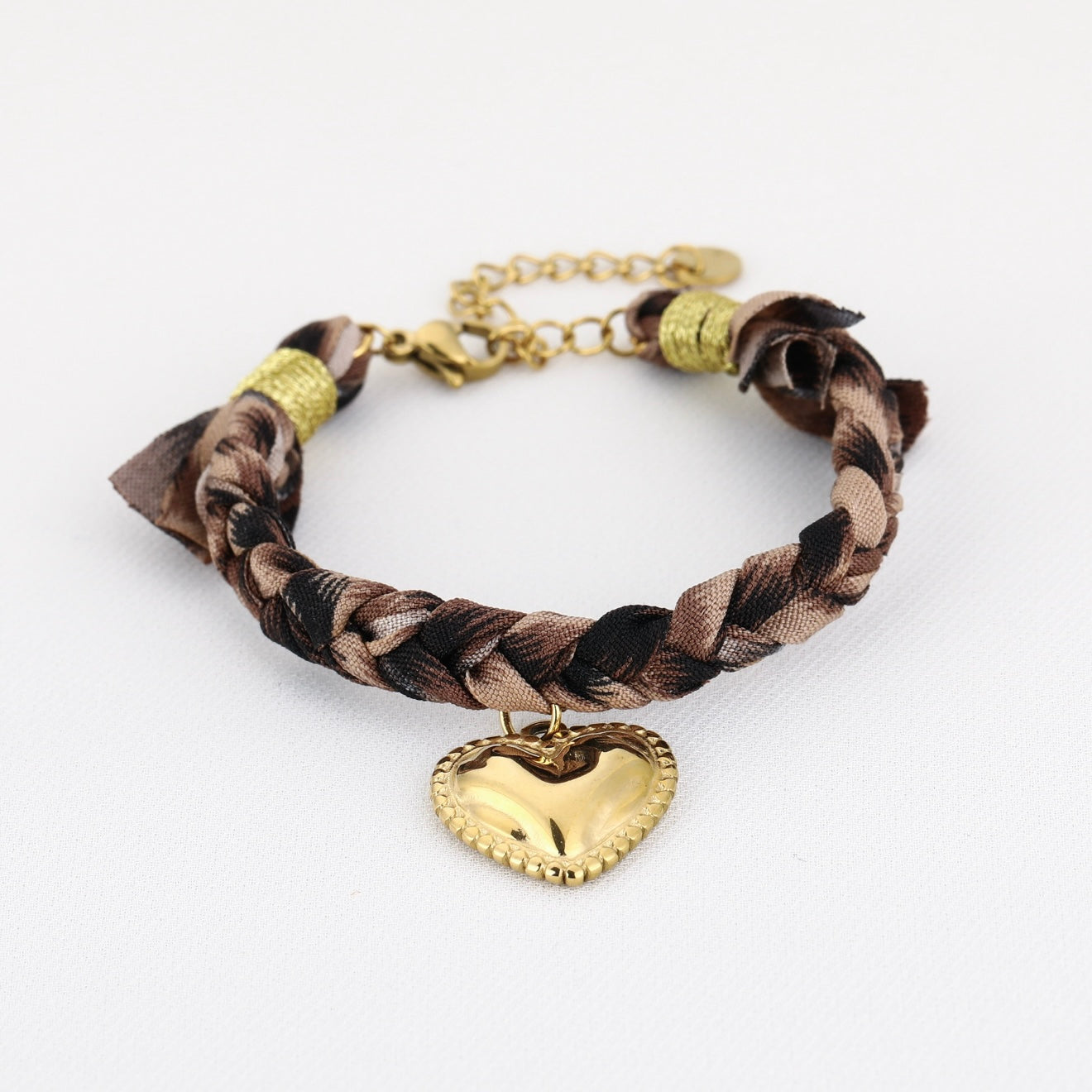 Leopard Heart Armband