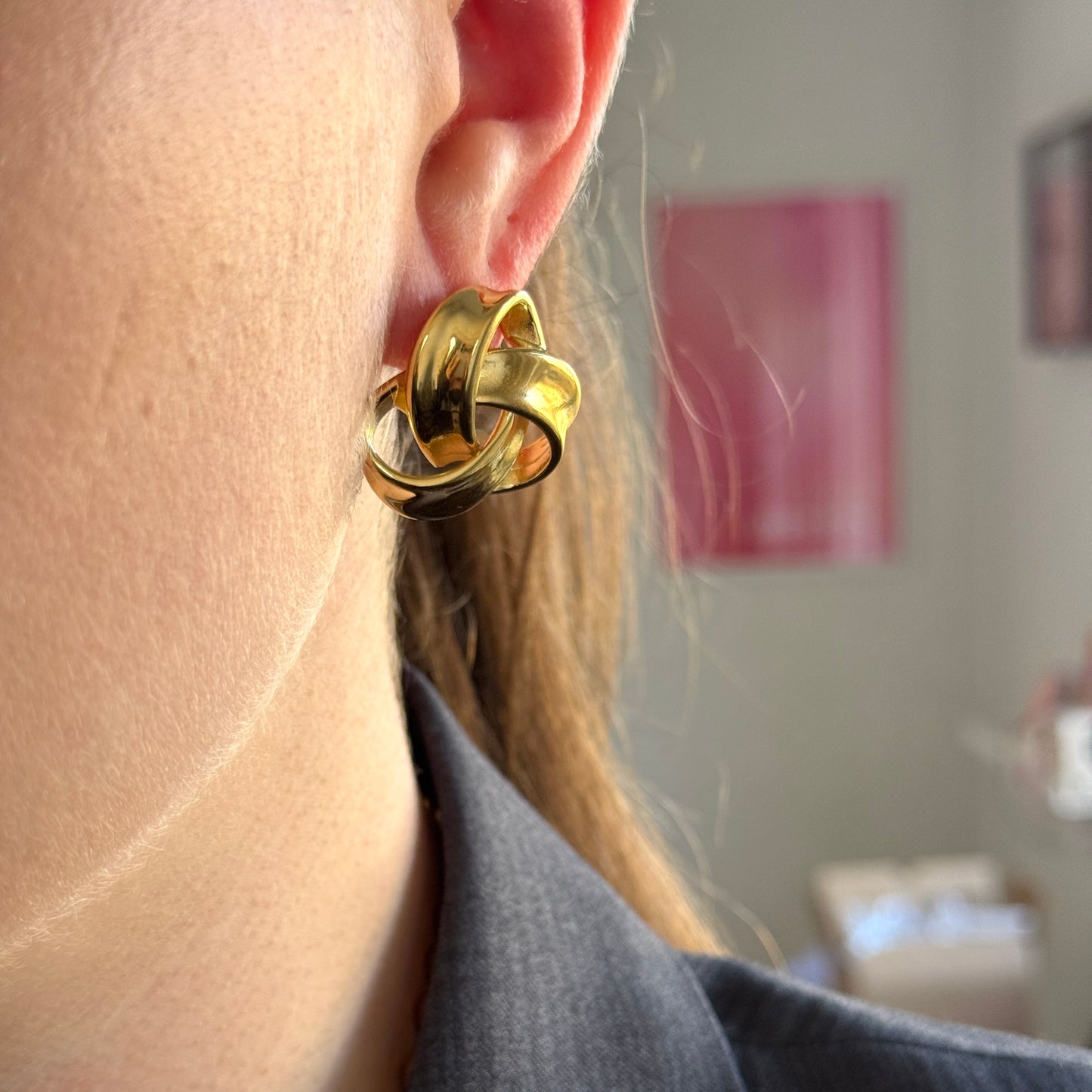 Knoop Oorbellen