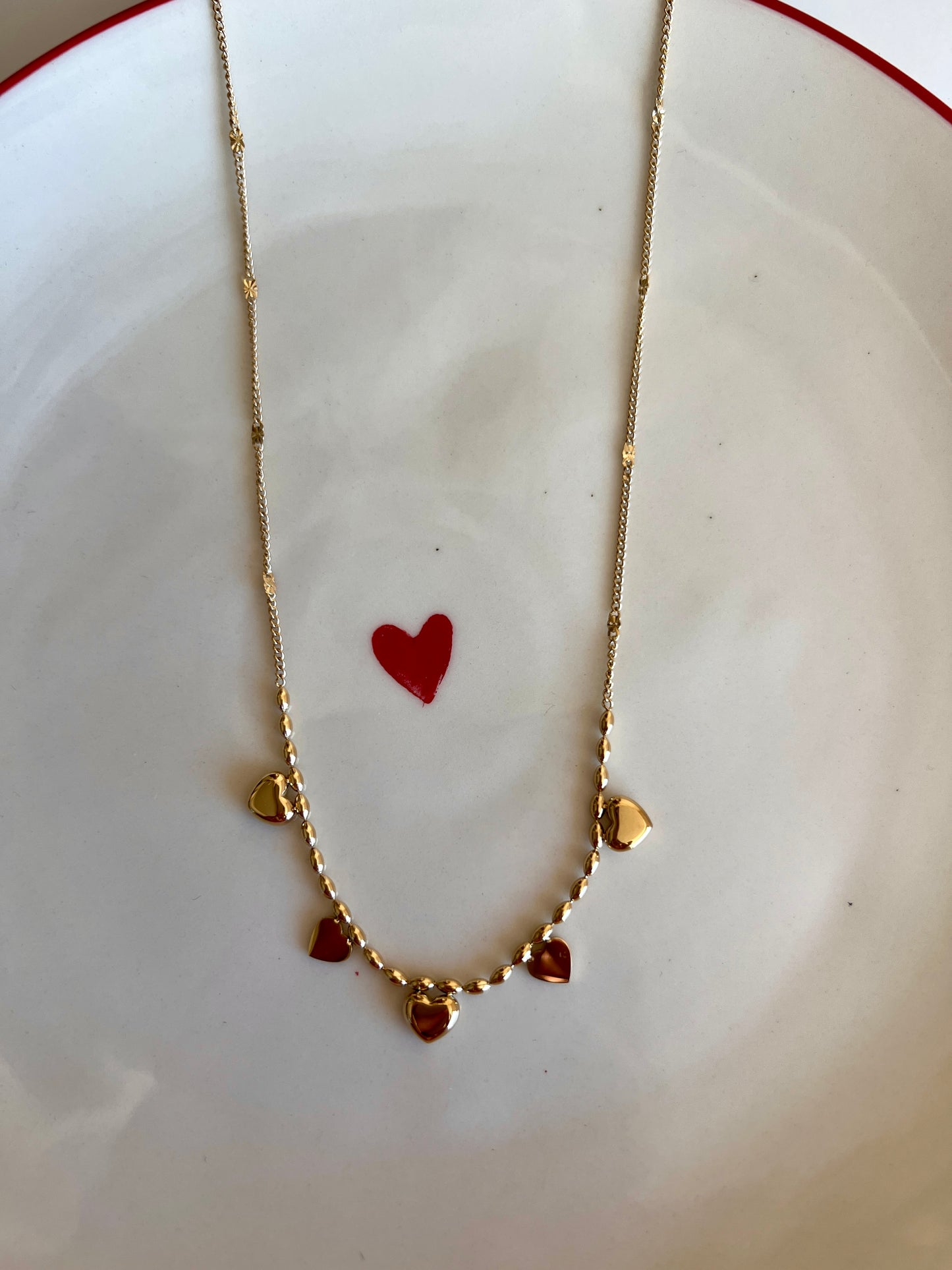 Tiny heart ketting