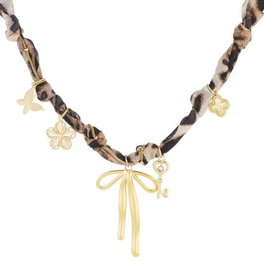 Leopard Bow Ketting