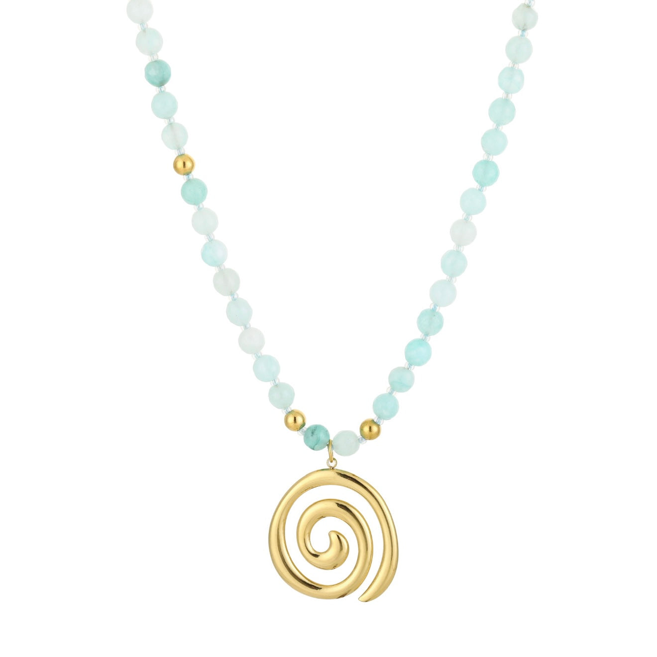 Swirl Ketting Blauw