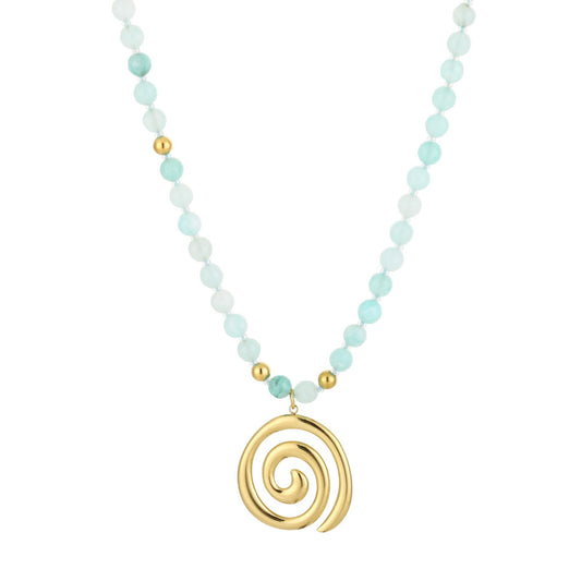 Swirl Ketting Blauw