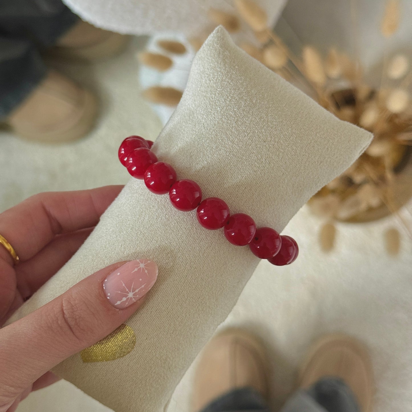 Bonnie Armband Burgundy