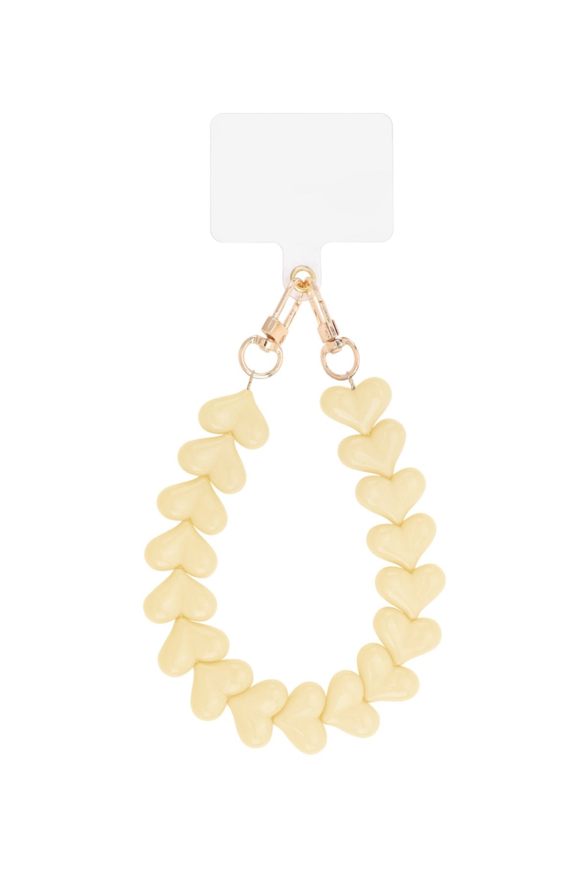 Hartjes Telefoonkoord Butter Yellow - Goud