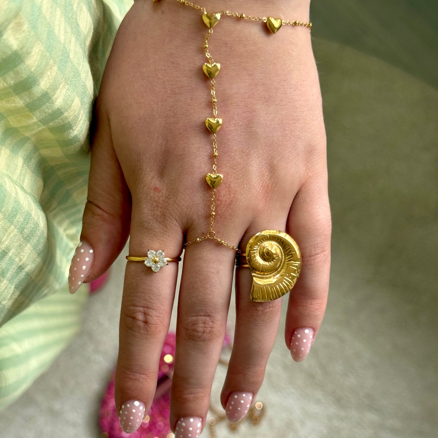 Heart Hand Chain