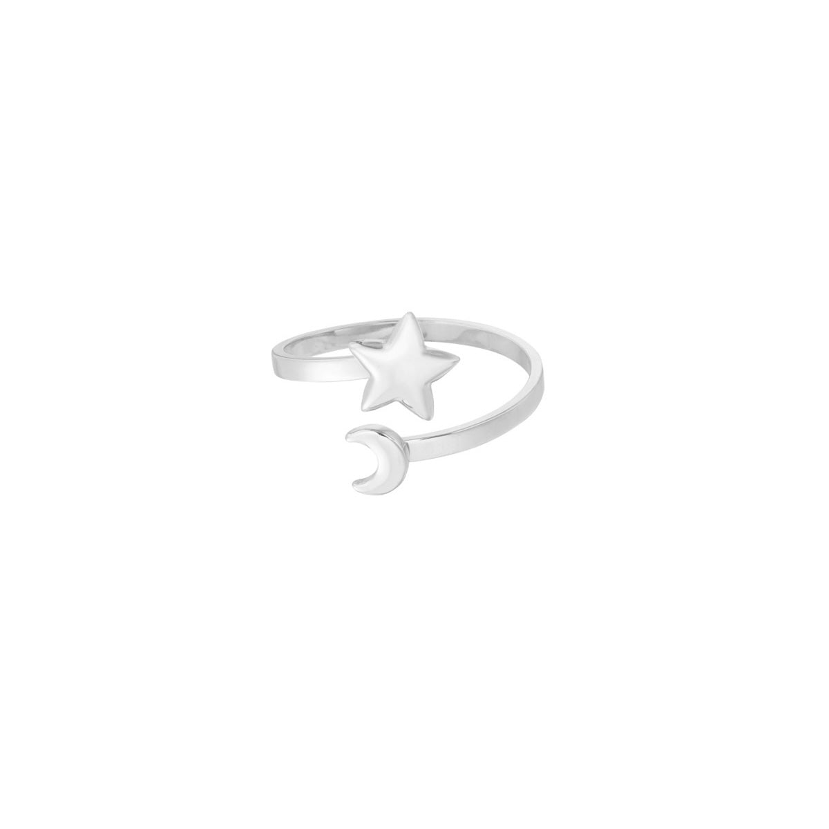 Star & Moon Ring