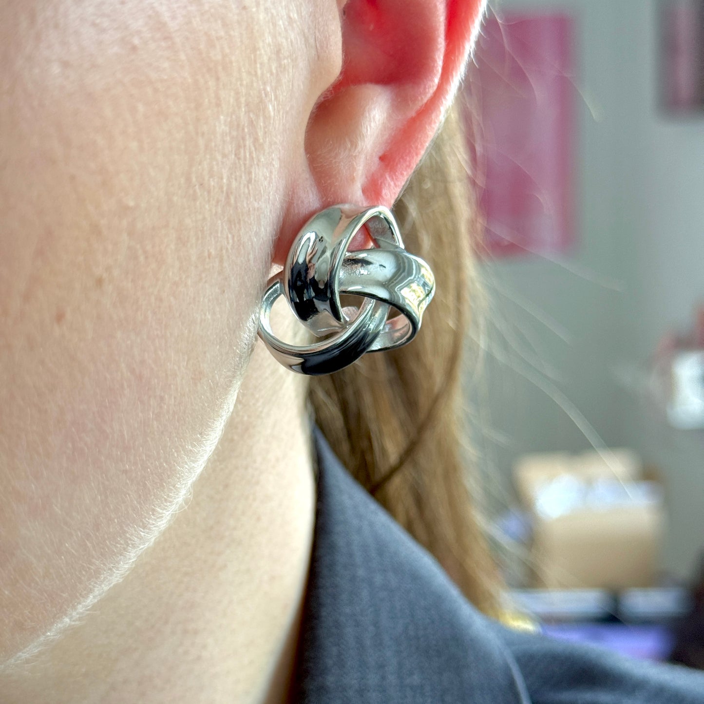 Knoop Oorbellen