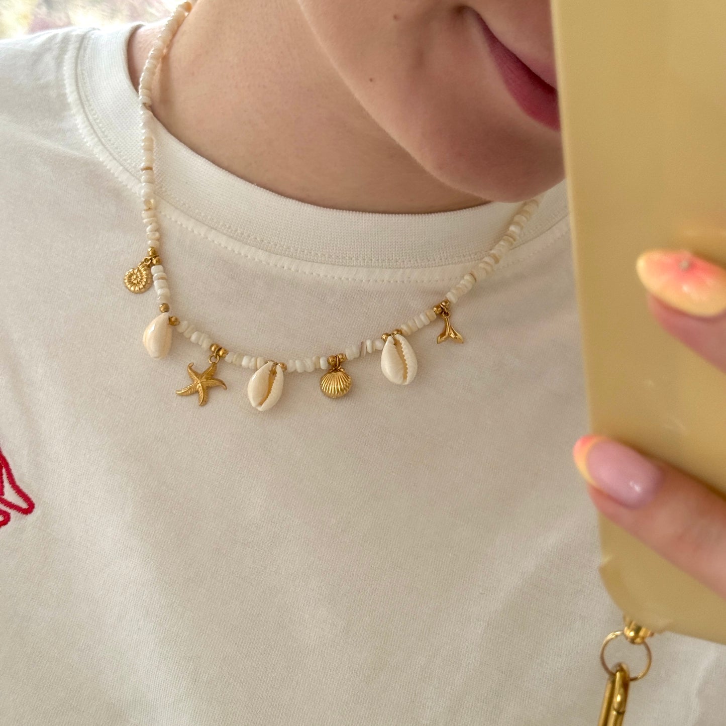 Schelpjes Bedelketting
