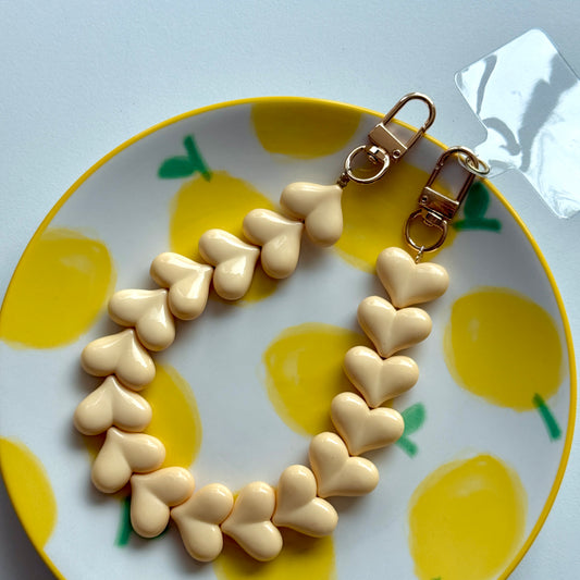 Hartjes Telefoonkoord Butter Yellow - Goud