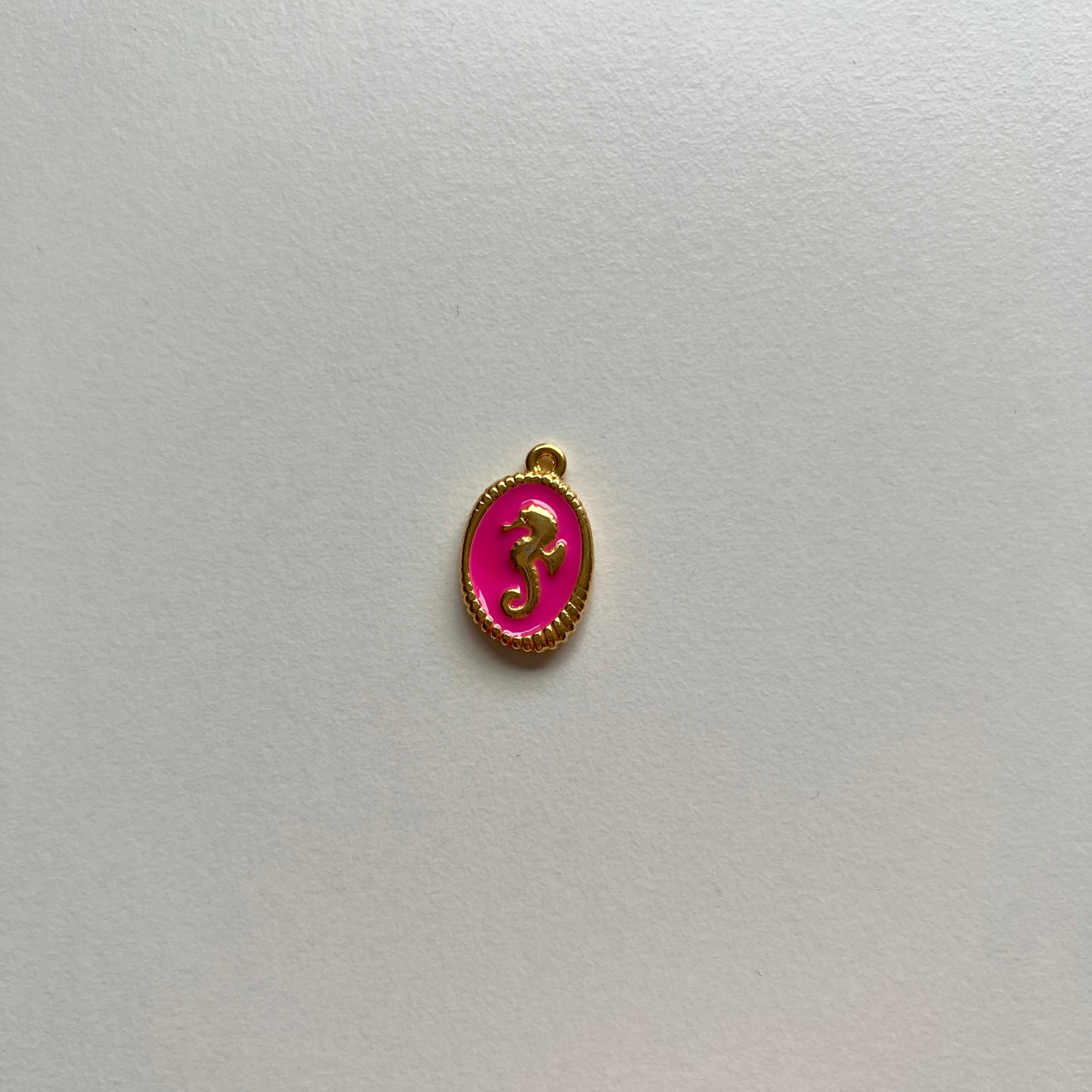 Bedel Seahorse Roze - Goud