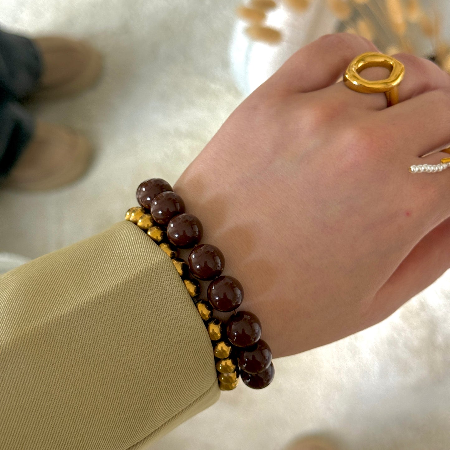 Bonnie Armband Bruin