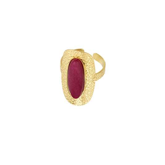 Mara burgundy Ring